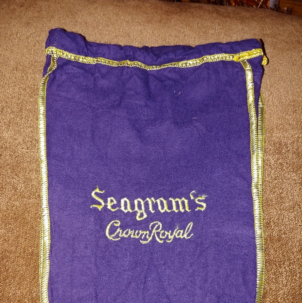 Crown Royal Seagram's bag